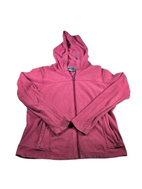 REI Dusty Rose Zip Up Fleece Jacket Size Large
